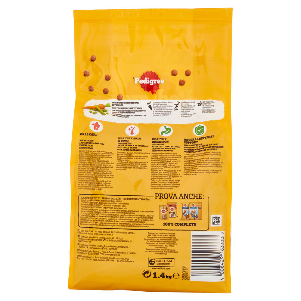 SMALL ADULT POLLAME VERDURE PEDIGREE KG 1.4 - 1