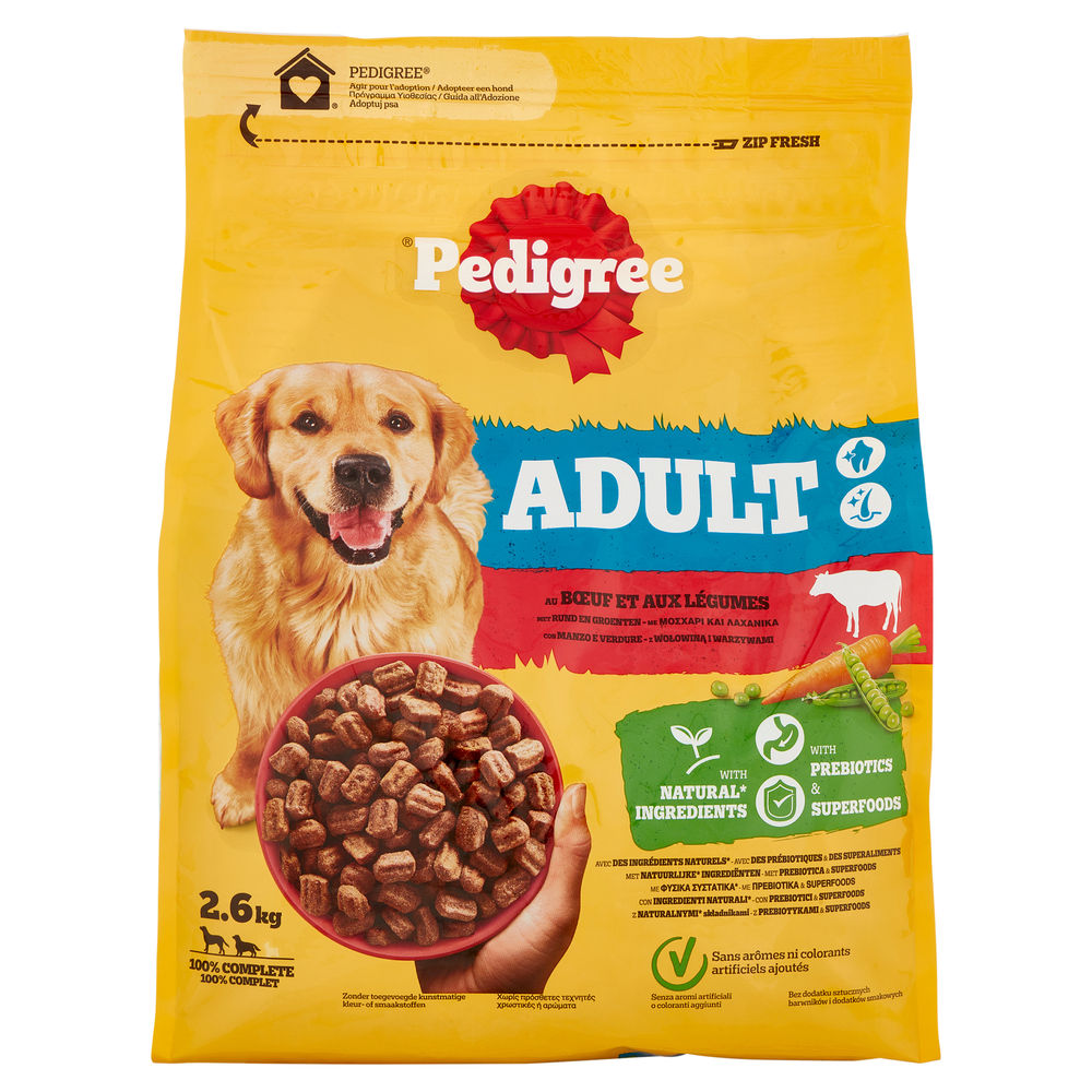 ADULT MANZO VERDURE PEDIGREE KG 2.6 - 0