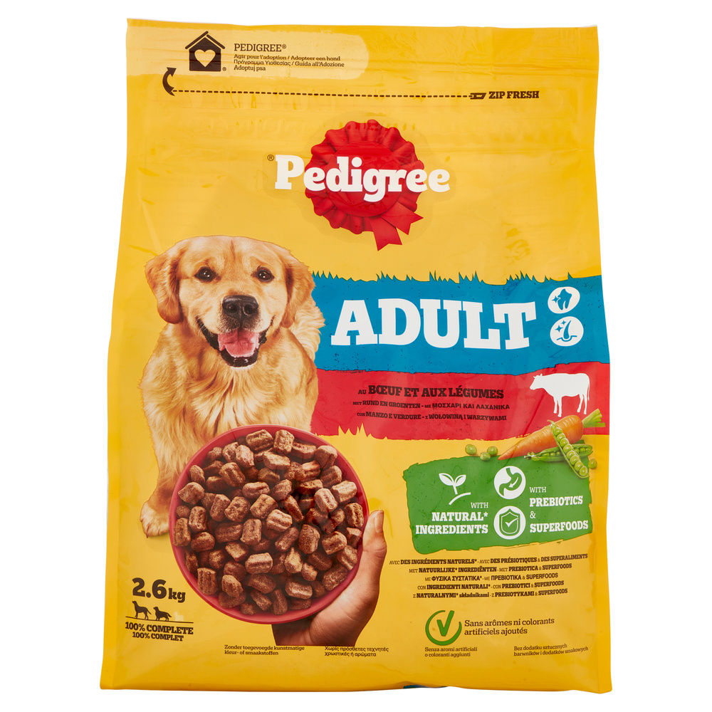 ADULT MANZO VERDURE PEDIGREE KG 2.6 - 7