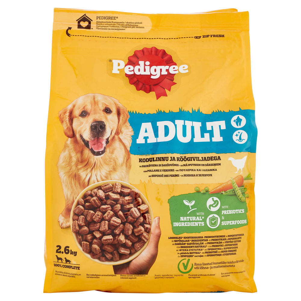 ADULT POLLLAME VERDURE PEDIREE KG 2.6 - 0