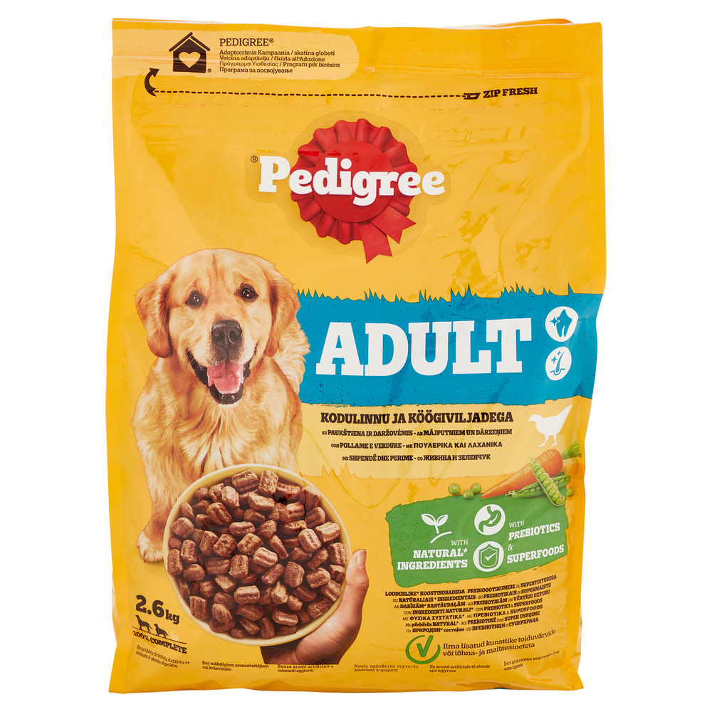 ADULT POLLLAME VERDURE PEDIREE KG 2.6 - 2