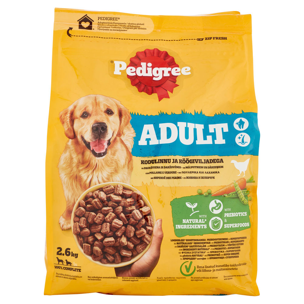 ADULT POLLLAME VERDURE PEDIREE KG 2.6 - 7