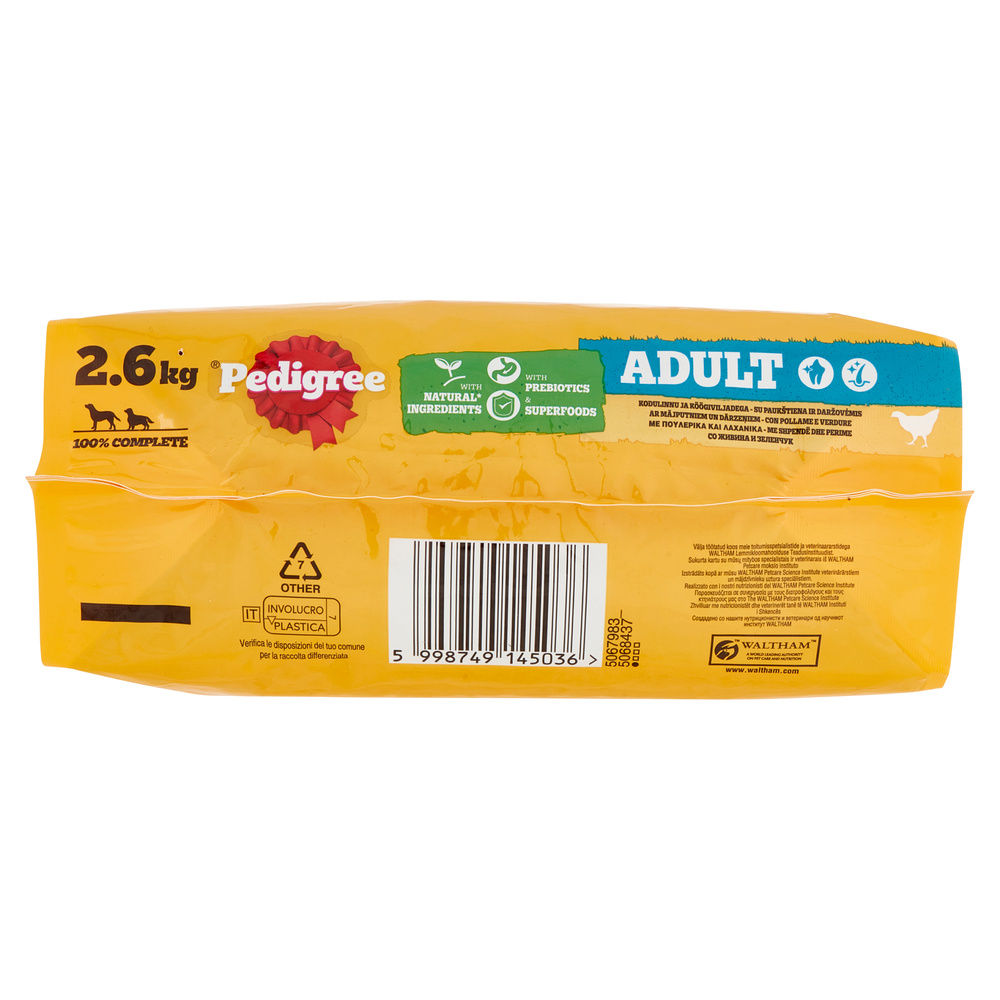 ADULT POLLLAME VERDURE PEDIREE KG 2.6 - 3