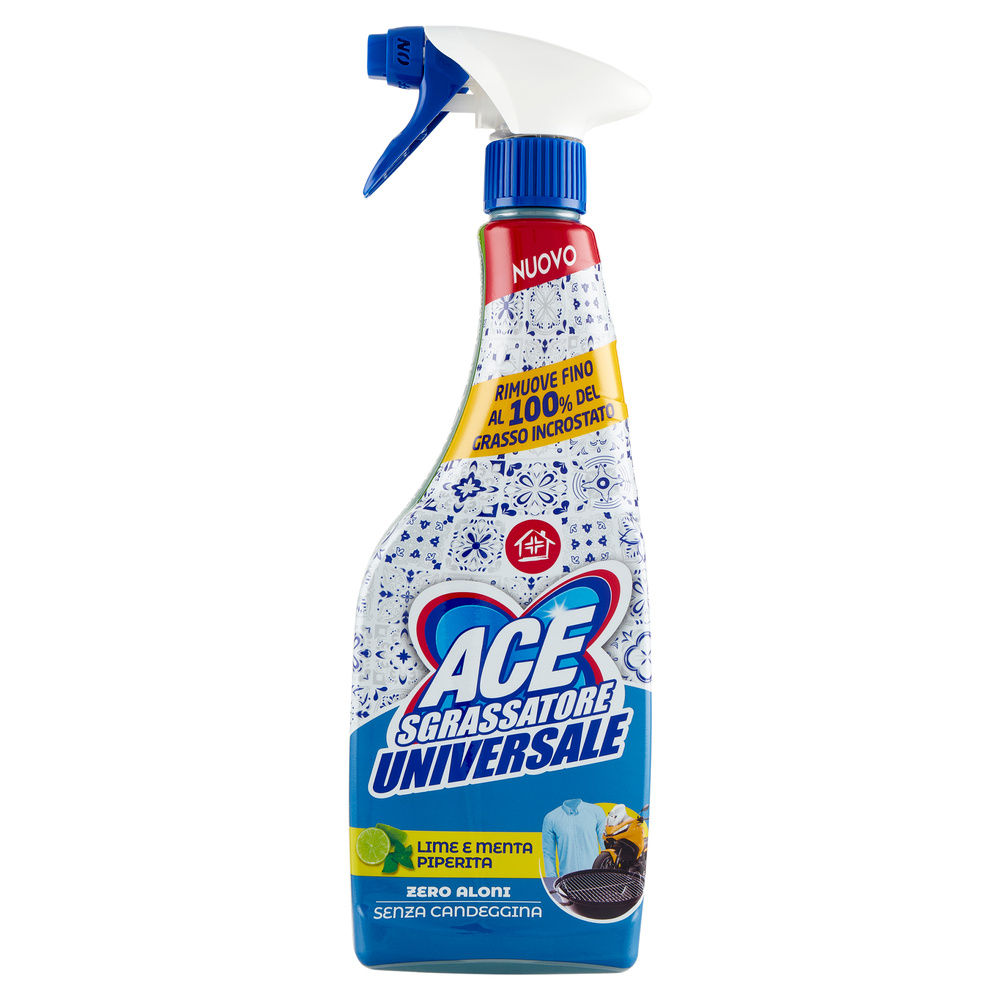 DETERGENTE ACE SGRASSATORE UNIVERSALE LIMONE SPRAY ML 600 - 0