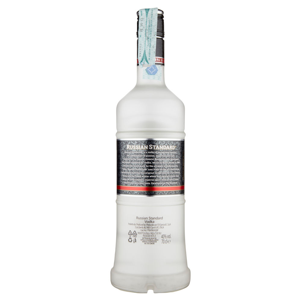 VODKA RUSSIAN STANDARD 40 GRADI BOTTIGLIA ML.700 - 1