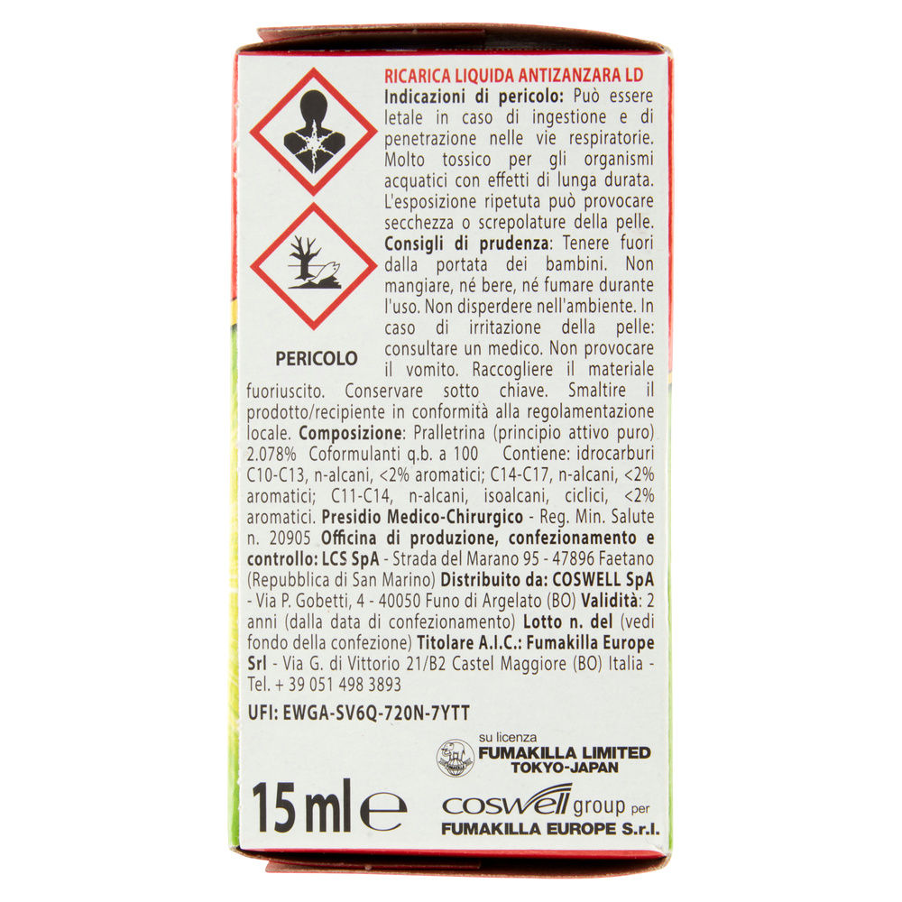 RICARICA REPULSIVO VAPE HERBAL 30 NOTTI ML 15 - 7