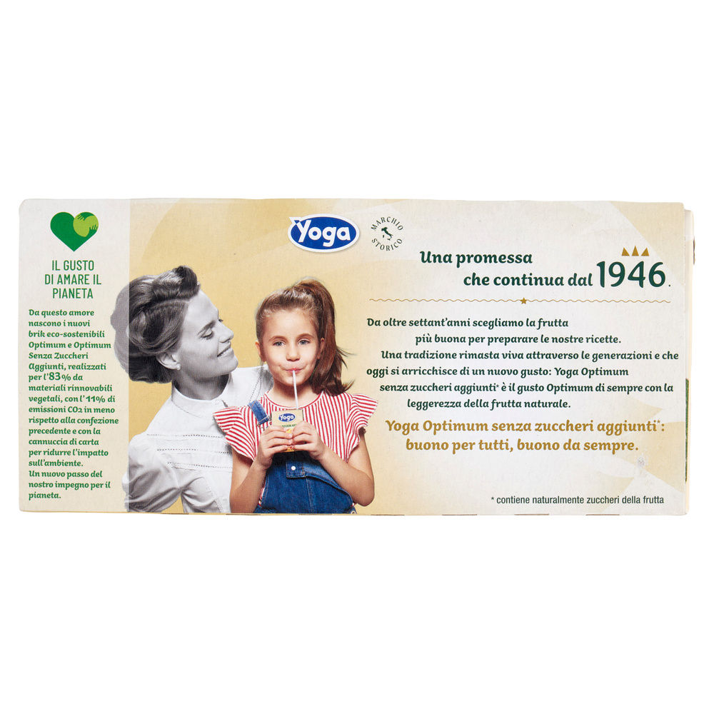 BEVANDA PERA SENZA ZUCCHERO YOGA OPTIMUM CLUSTER BRICK ML 200 X 3 - 1