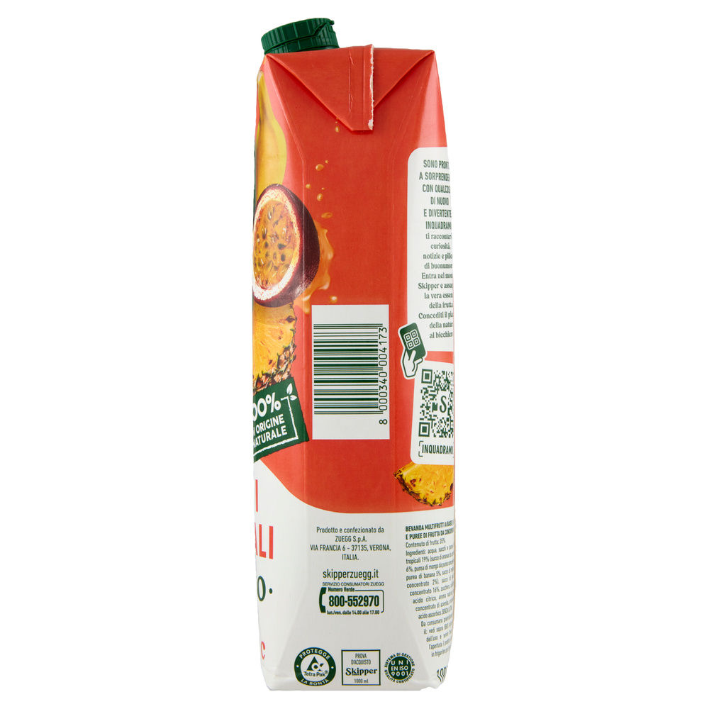 SUCCO SKIPPER INTENSI FRUTTI TROPICALI BRICK L 1 - 5