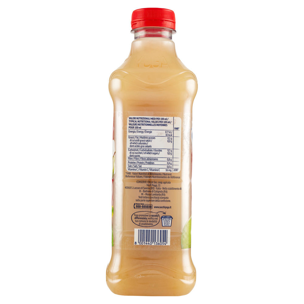 SUCCO PERA SENZA ZUCCHERO YOGA ORTIMUM PET L 1 - 6