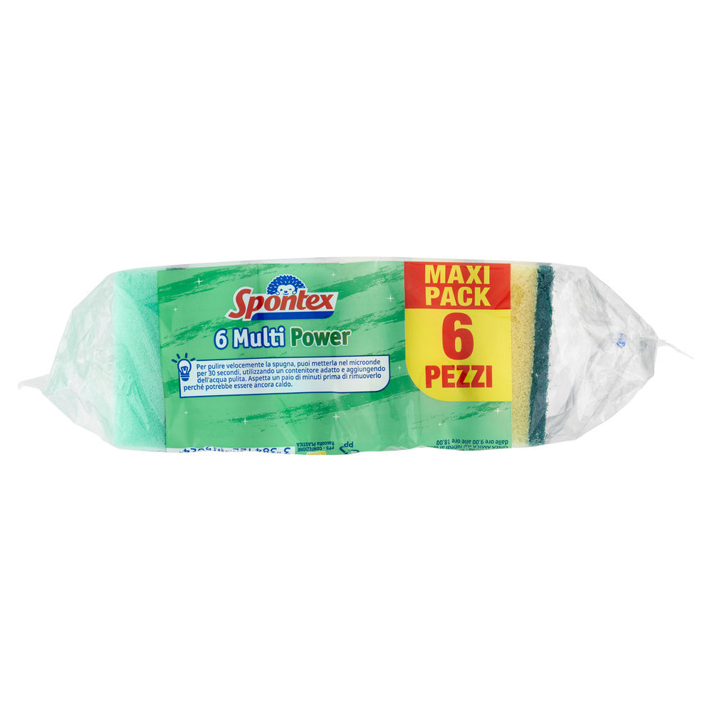 SPUGNA ABRASIVA SPONTEX MULTIPOWER PZ.6 - 3