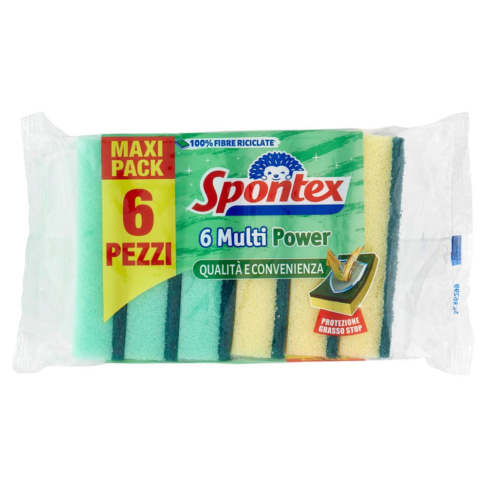 SPUGNA ABRASIVA SPONTEX MULTIPOWER PZ.6 - 0