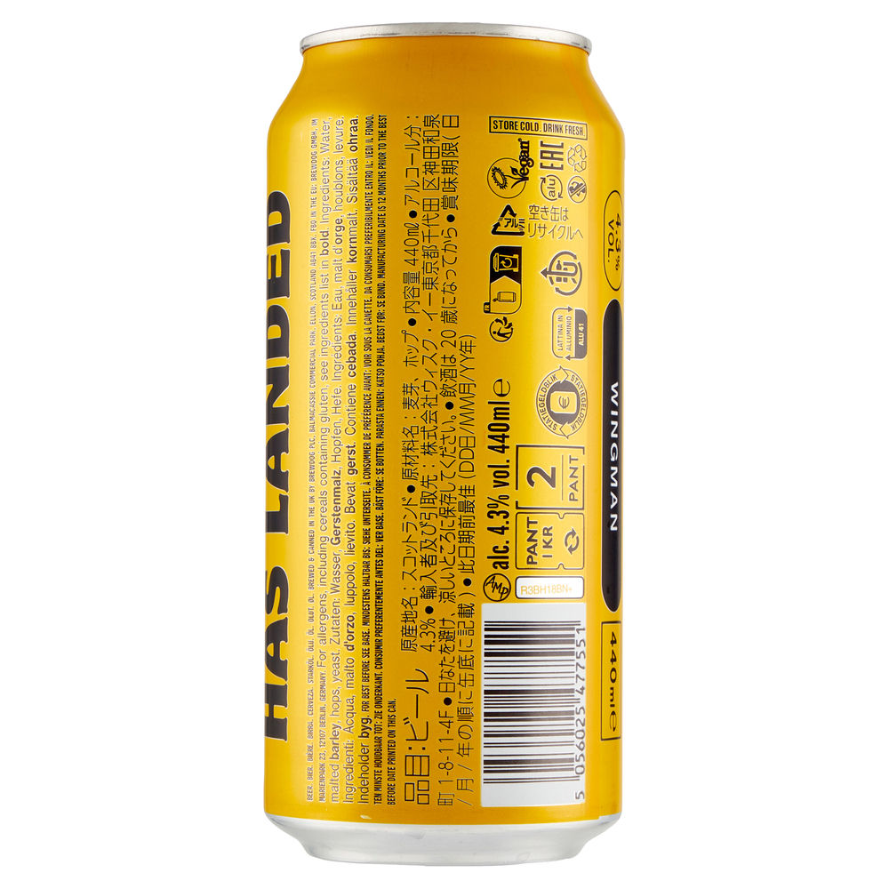 BIRRA BREWDOG WINGMAN 4,3 GRADI LATTINA ML 440 - 1