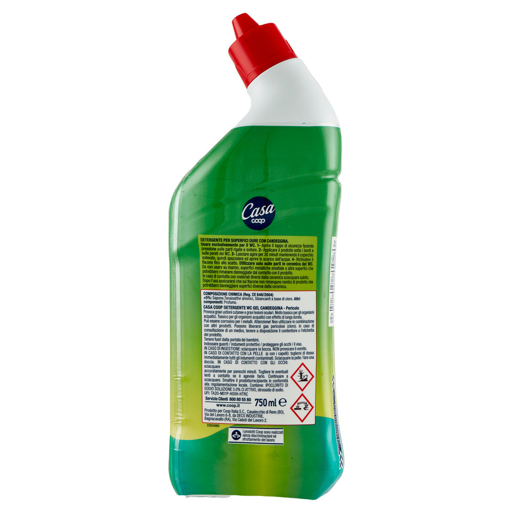 DETERGENTE WC GEL CANDEGGINA LIMONE COOP CASA ML.750 - 1