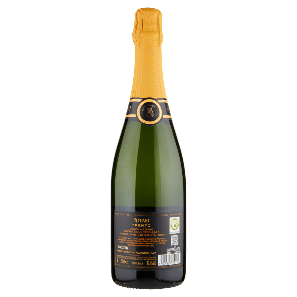 SPUMANTE ROTARI BRUT TRENTO DOC METODO CLASSICO ML 750 - 1