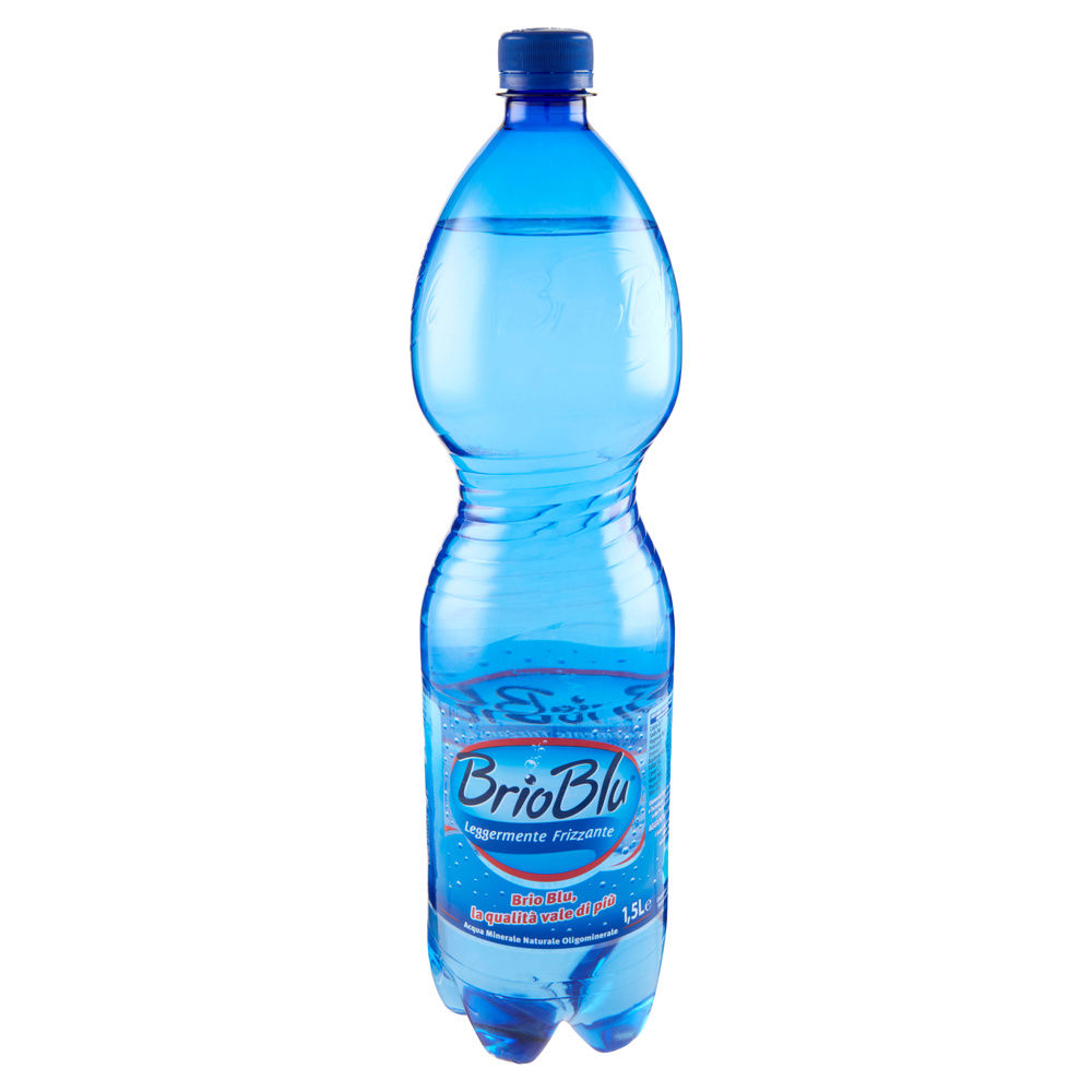 ACQUA MINERALE BRIO BLU LEGG.FRIZZANTE ROCCHETTA LT 1,5 - 6