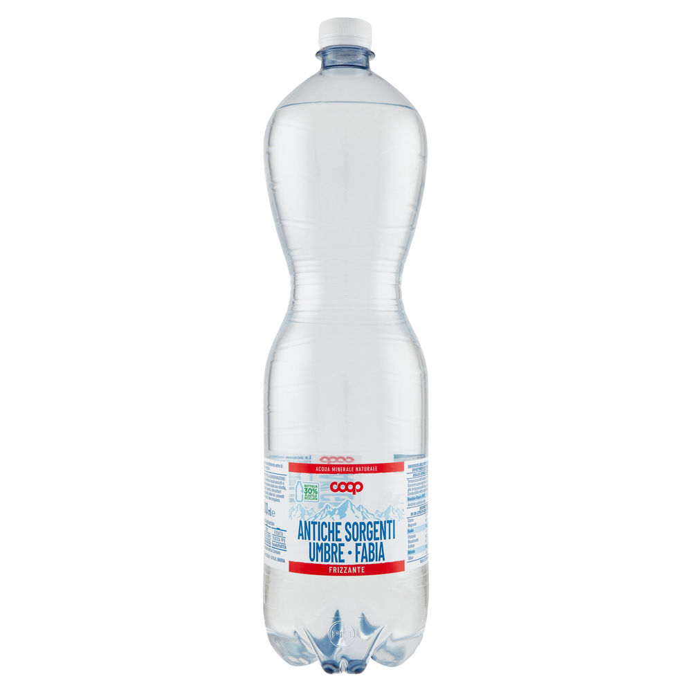 Acqua minerale coop frizzante antiche sorgenti umbre fabia rpet l 1,5