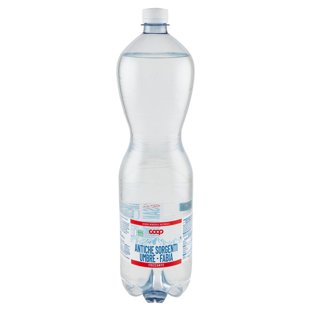 ACQUA MINERALE COOP FRIZZANTE ANTICHE SORGENTI UMBRE FABIA RPET L 1,5 - 6