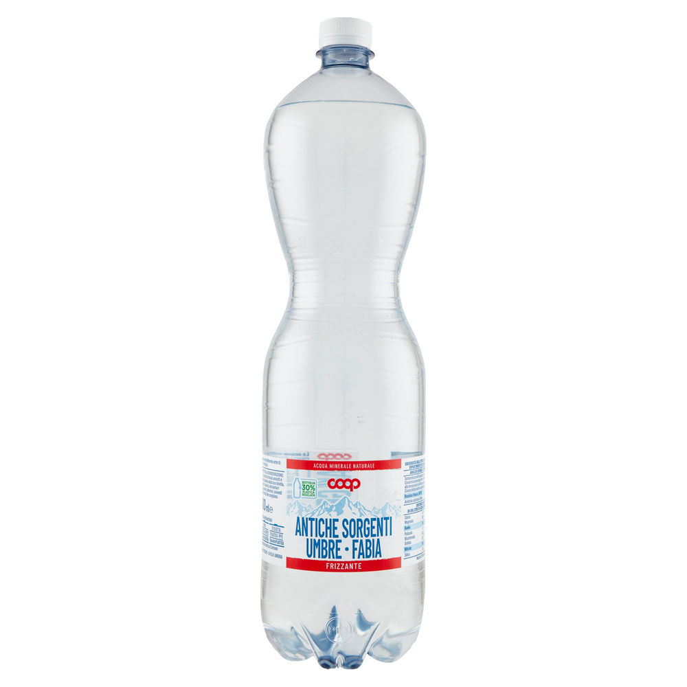 ACQUA MINERALE COOP FRIZZANTE ANTICHE SORGENTI UMBRE FABIA RPET L 1,5 - 4