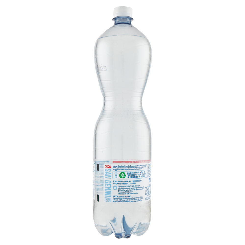 ACQUA MINERALE COOP FRIZZANTE ANTICHE SORGENTI UMBRE FABIA RPET L 1,5 - 1