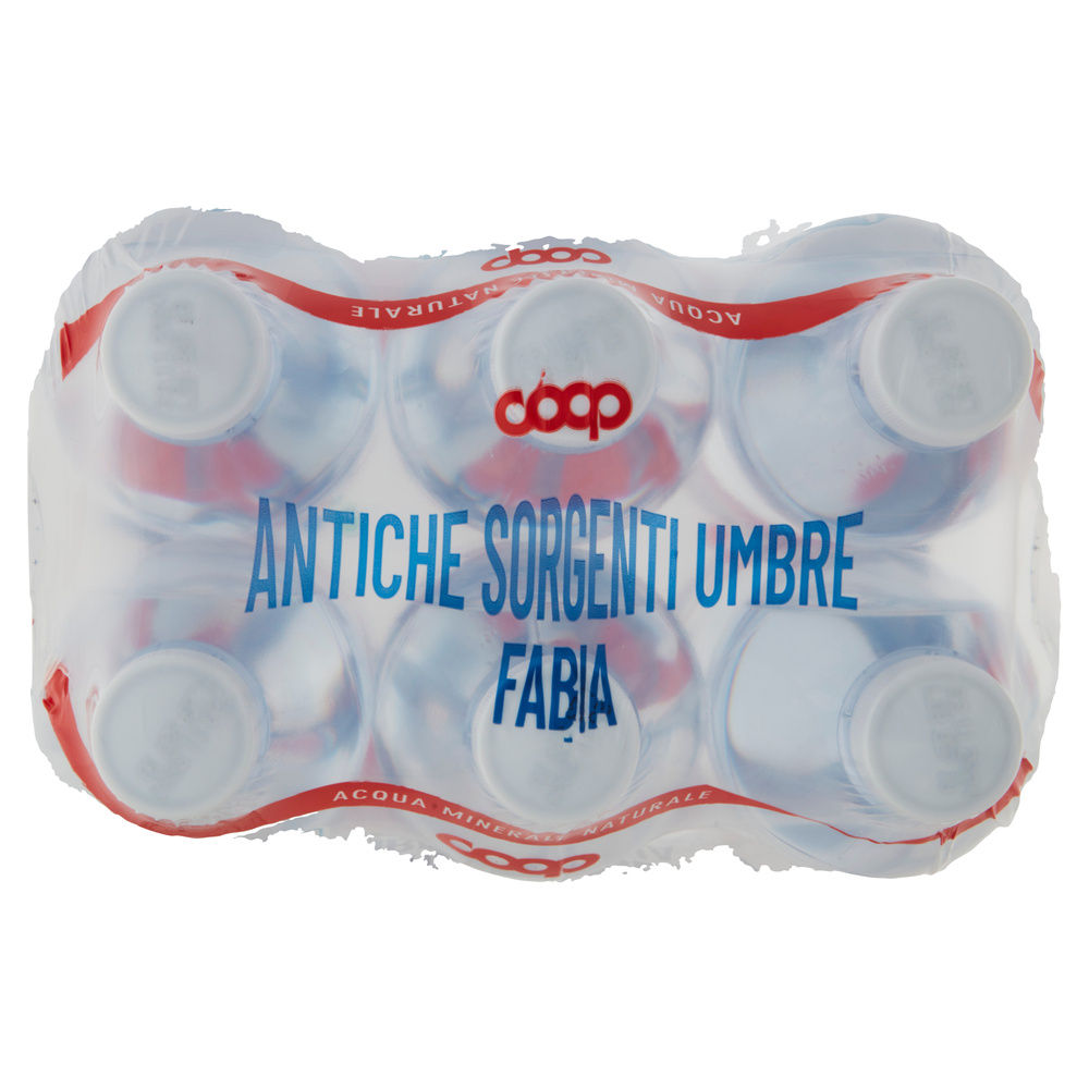 ACQUA MINERALE COOP FRIZZANTE ANTICHE SORGENTI UMBRE FABIA RPET CLUSTER ML500X6 - 13