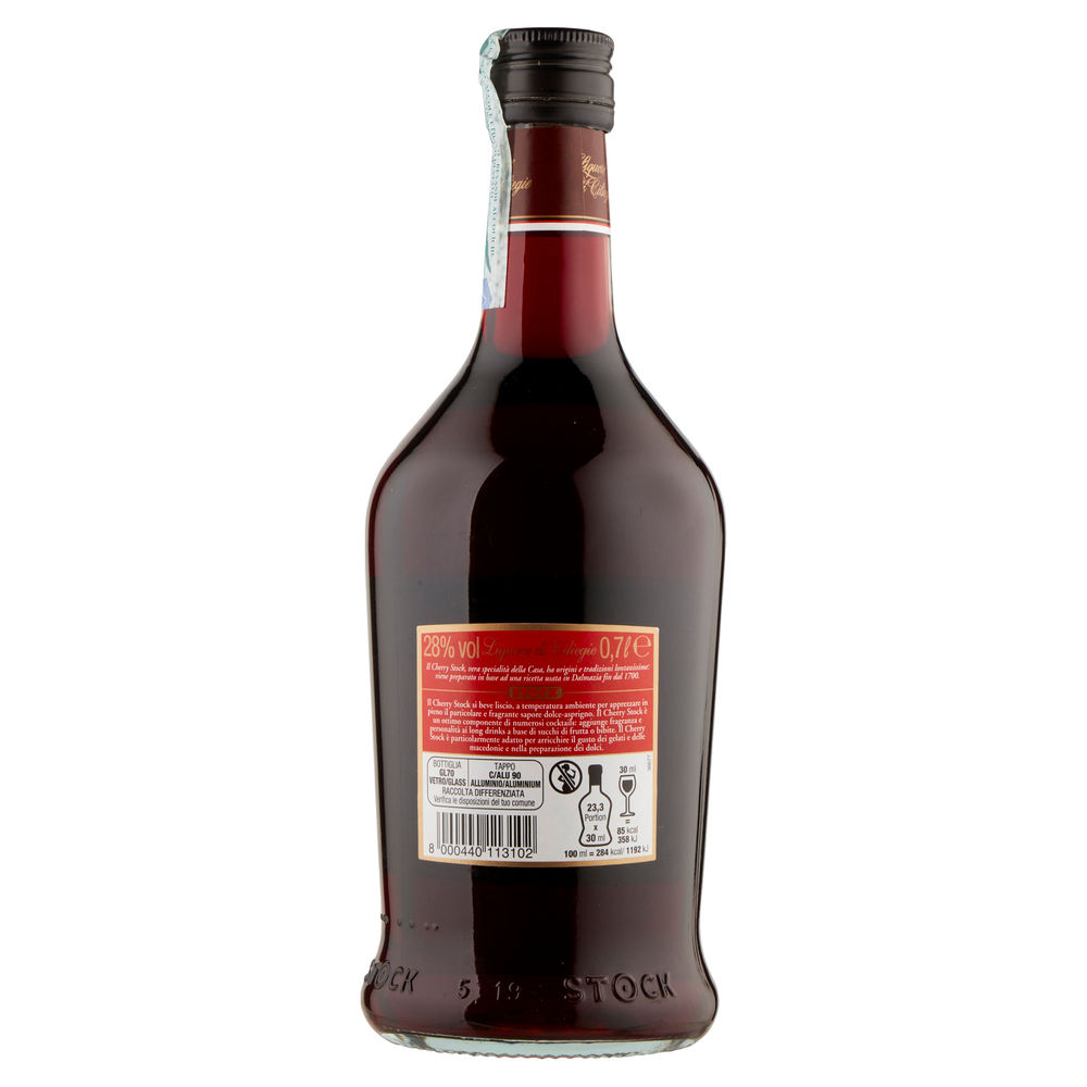 LIQUORE ALLA CILIEGIA CHERRY  STOCK 28 GRADI BOTTIGLIA  ML.700 - 1