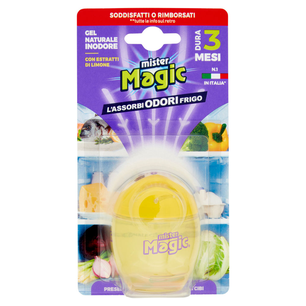 Deo frigo mister magic ovetto assorbiodori limone blister g.40