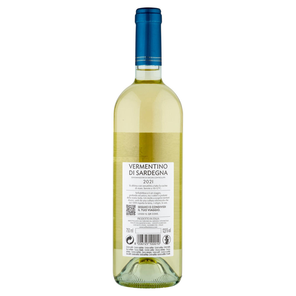 VERMENTINO DI SARDEGNA DOC SELLA & MOSCA ML.750 - 1