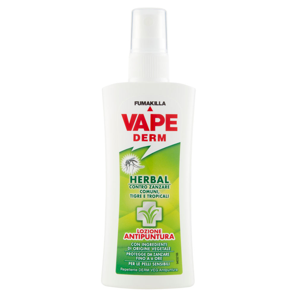 REPULSIVO VAPO VAPE DERM HERBAL LOZIONE ML 100 - 0