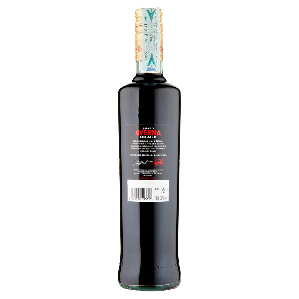 AMARO AVERNA 29 GRADI BOTTIGLIA ML 700 - 1