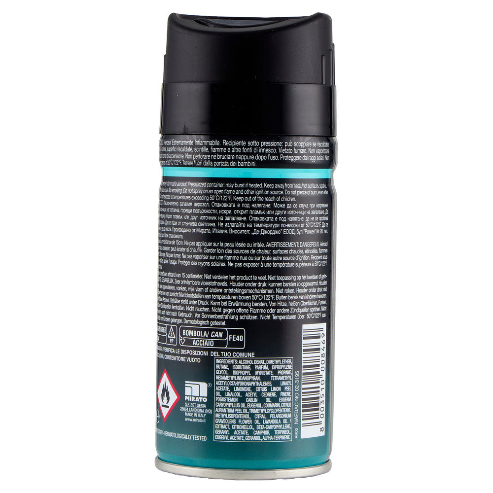 DEODORANTE MALIZIA UOMO AQUA PROFUMATO FLACONE ML.150 - 1