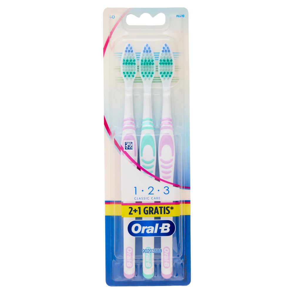 SPAZZOLINO ORAL B CLASSIC CARE PZ.2+1 OMAGGIO - 13