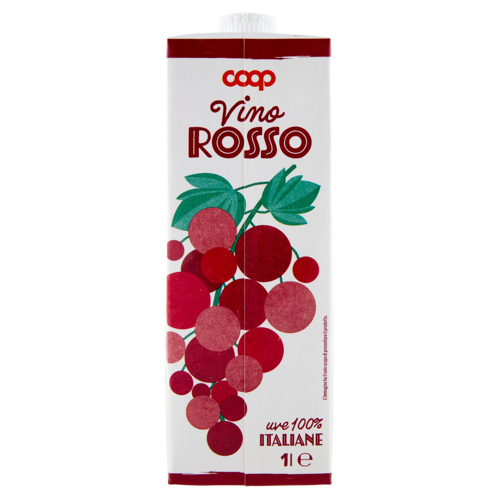 VINO ROSSO DA TAVOLA COOP BRICK L 1 - 1