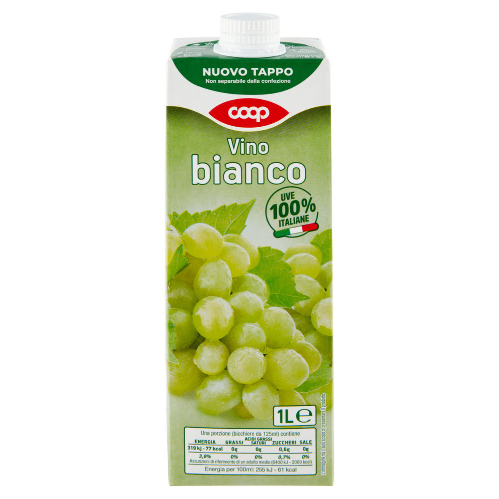 VINO BIANCO DA TAVOLA COOP BRICK L 1 - 7