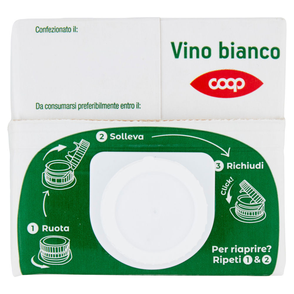 VINO BIANCO DA TAVOLA COOP BRICK L 1 - 5