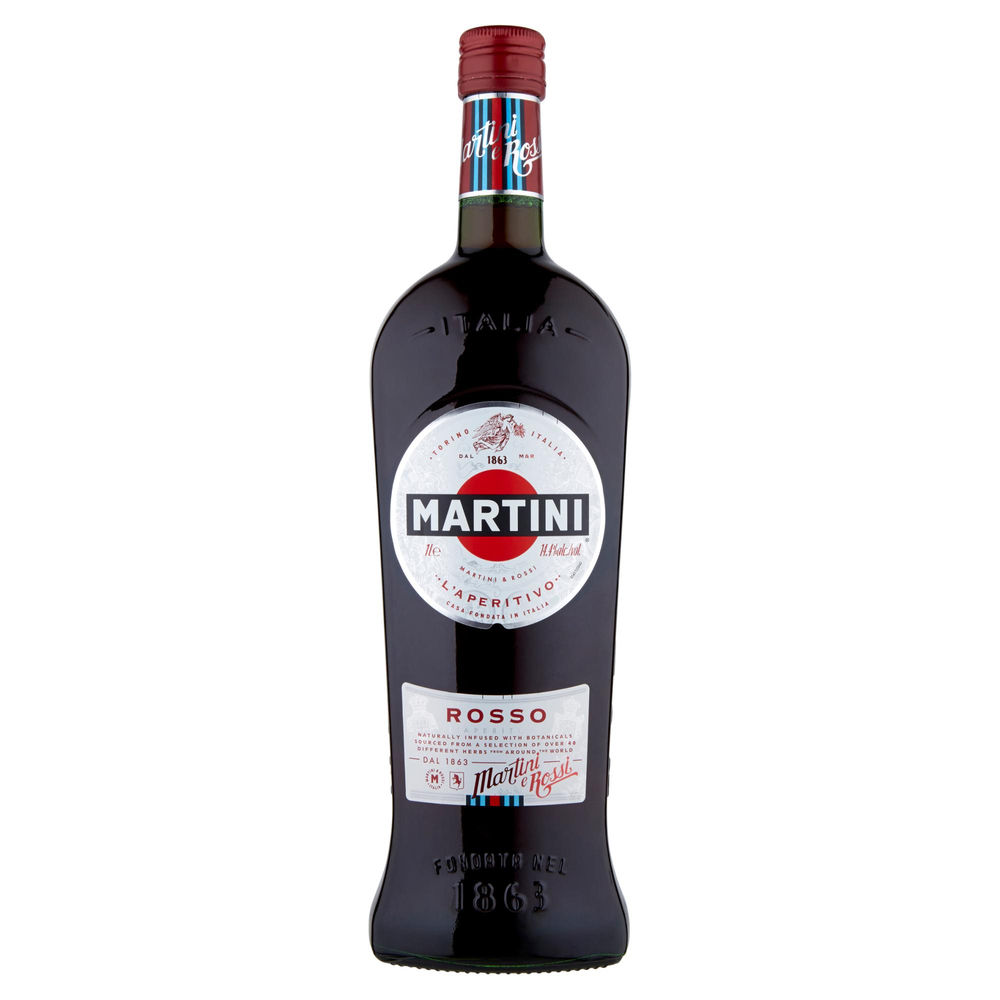 Martini rosso 14,4 gradi bottiglia l 1