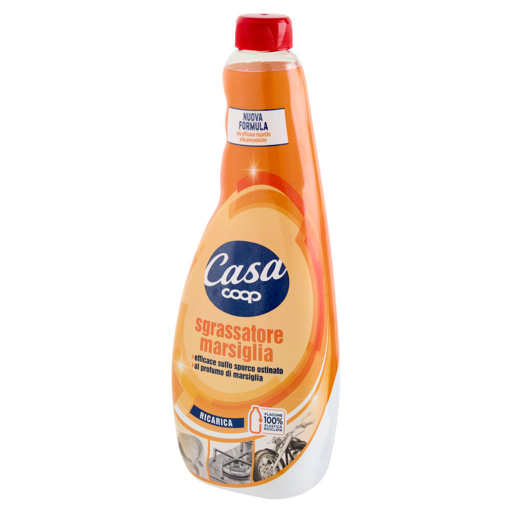 DETERGENTE SGRASSATORE COOP CASA UNIVERSALE MARSIGLIA RICARICA ML750 - 10