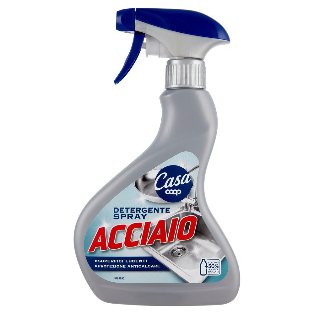 DETERGENTE ACCIAIO SPRAY COOP CASA ML 500 - 0