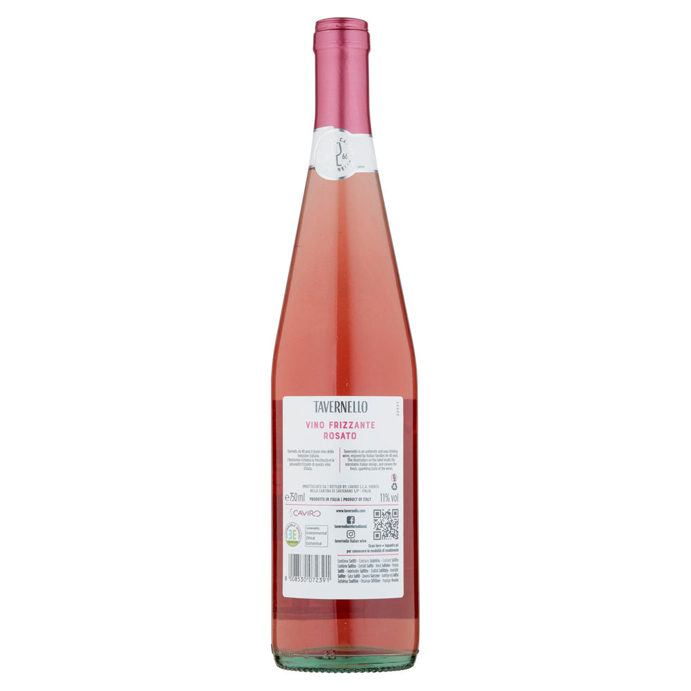 VINO ROSATO FRIZZANTE TAVERNELLO ML 750 - 1