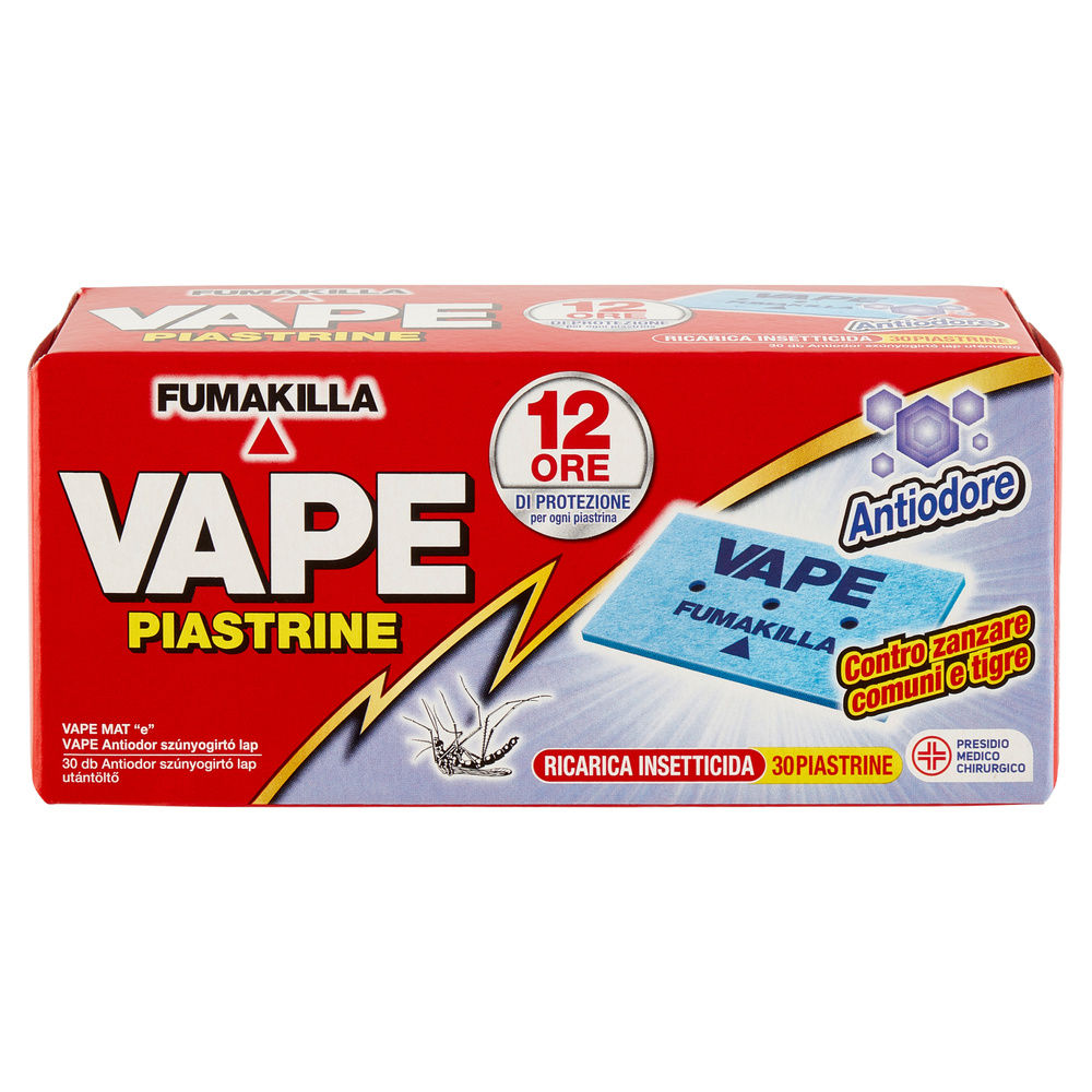 REPULSIVO ZANZARE VAPE ANTIODORE PIASTRINE PZ.30 - 2