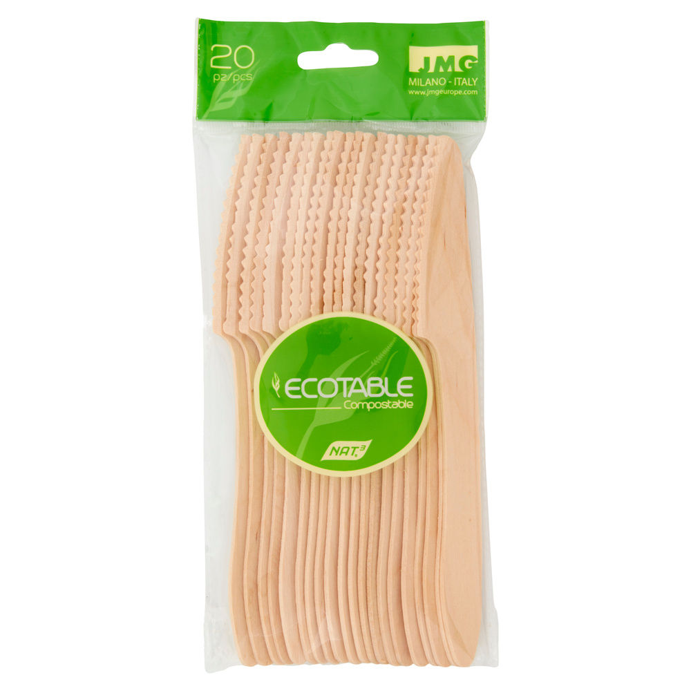 COLTELLI ECO ECOTABLE NAT3 IN LEGNO BUSTA PZ20 - 5