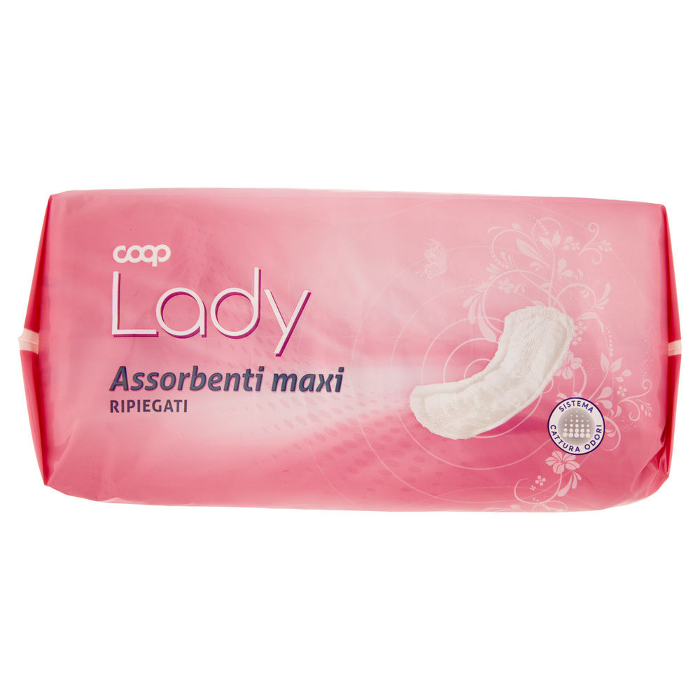 ASSORBENTI PER INCONTINENZA MAXI RIPIEGATI COOP LADY PZ.12 - 8