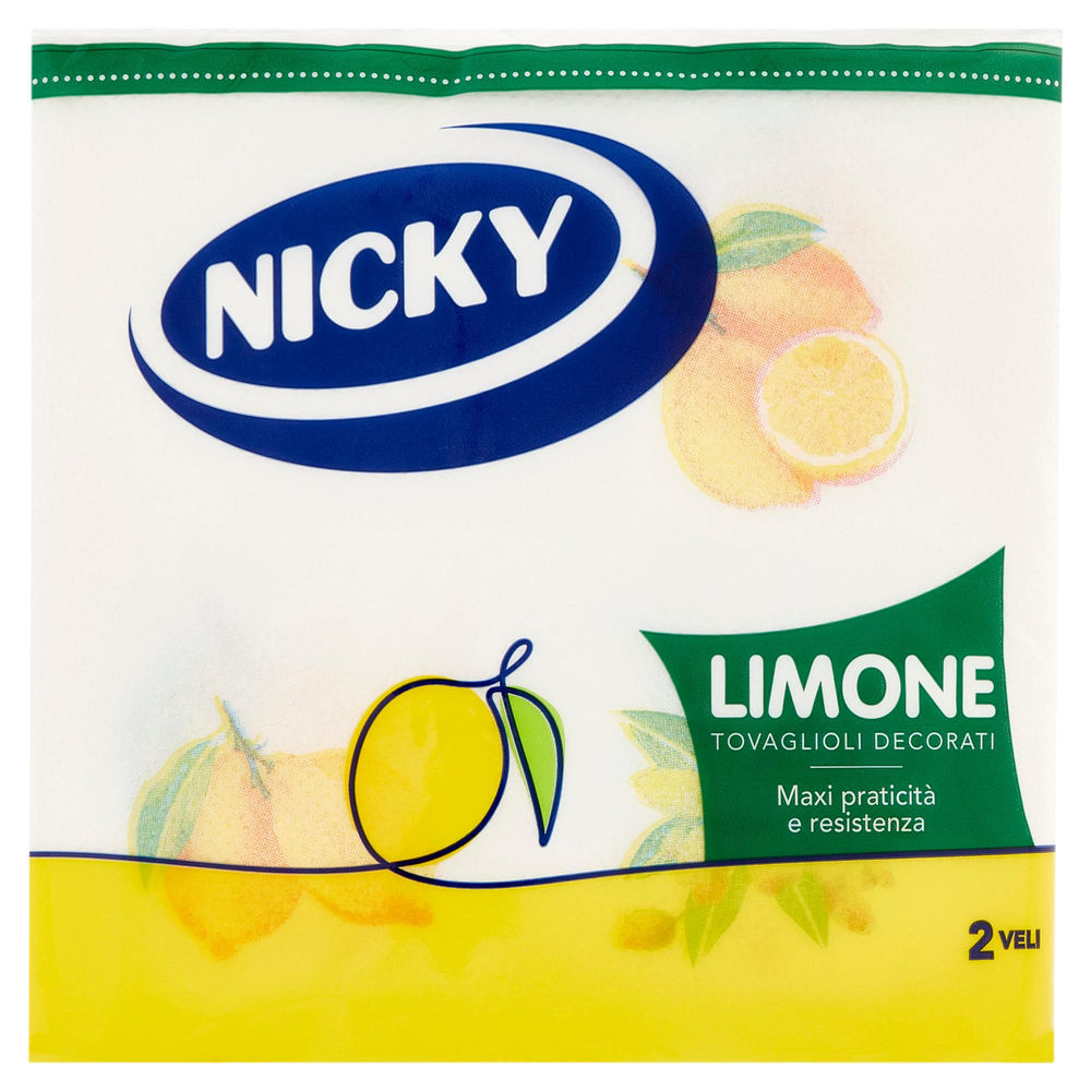 TOVAGLIOLI NICKY MAXI LIMONI CM 38X38 2VELI CELLO PZ 35 - 0