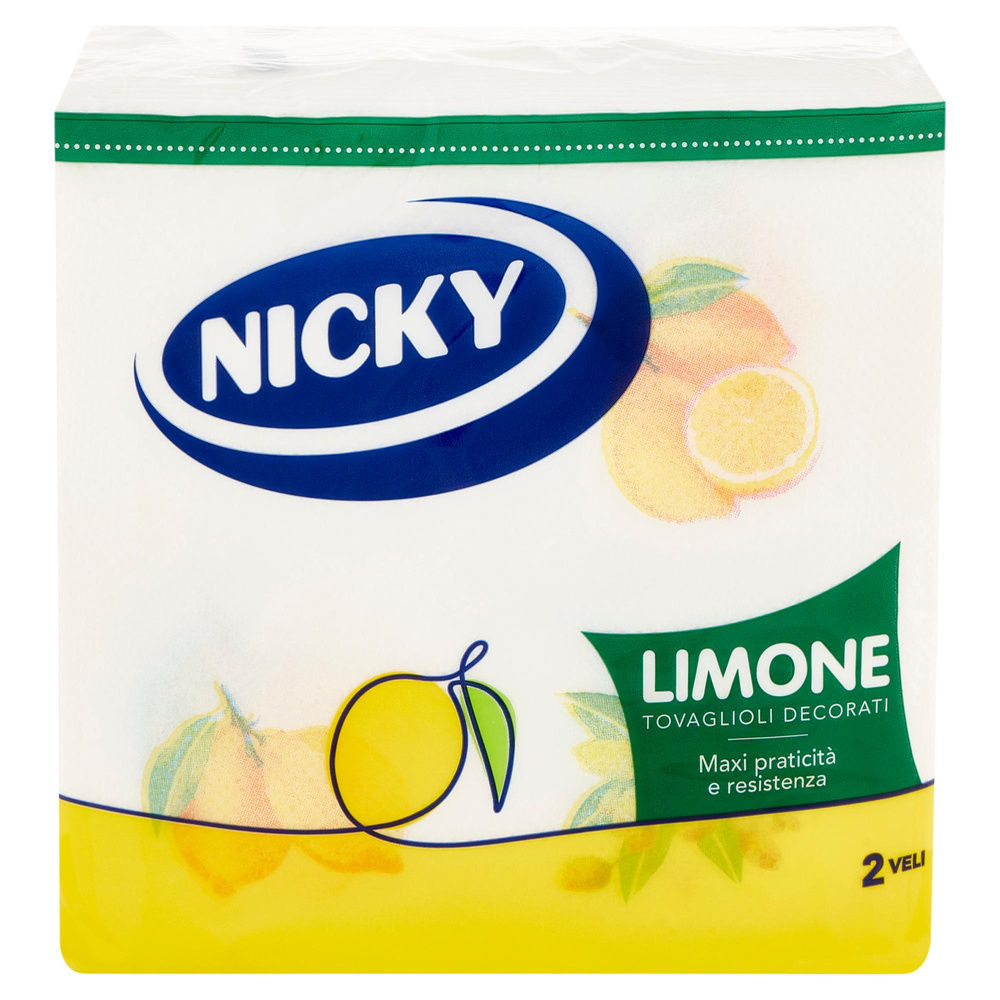 TOVAGLIOLI NICKY MAXI LIMONI CM 38X38 2VELI CELLO PZ 35 - 6