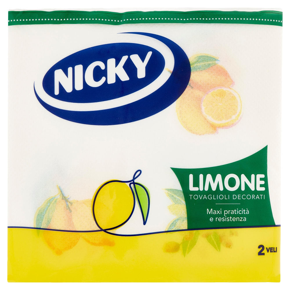 TOVAGLIOLI NICKY MAXI LIMONI CM 38X38 2VELI CELLO PZ 35 - 2