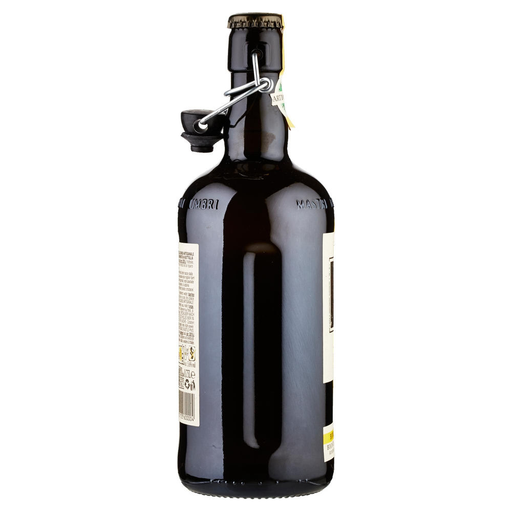 BIRRA BIONDA ARTIGIANALE 5 GRADI MASTRI BIRRAI UMBRI BOTTIGLIA ML 750 - 2