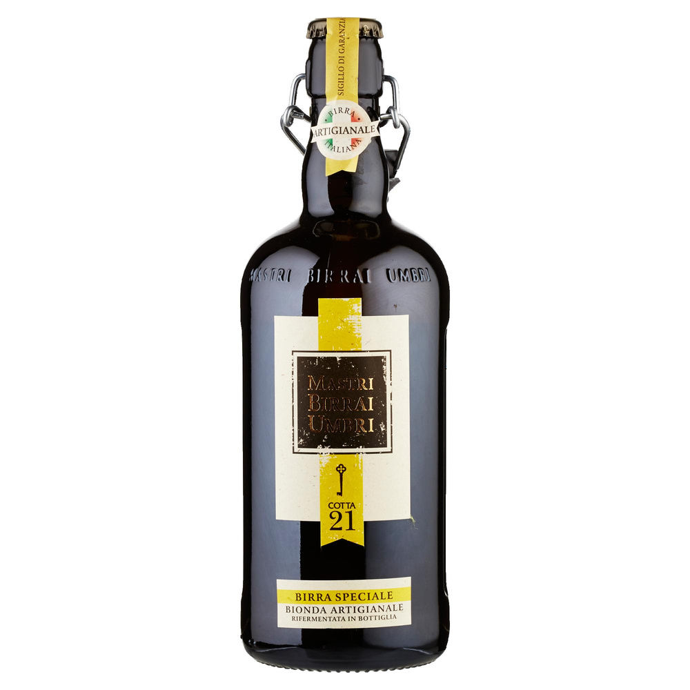 BIRRA BIONDA ARTIGIANALE 5 GRADI MASTRI BIRRAI UMBRI BOTTIGLIA ML 750 - 4