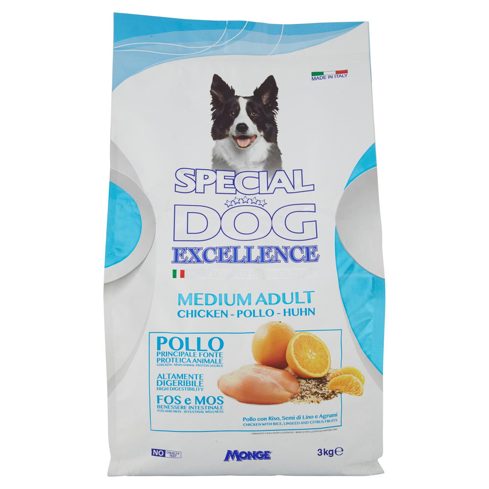 CROCCHETTE SPECIAL DOG EXCELLENCE MEDIUM POLLO 3KG - 7