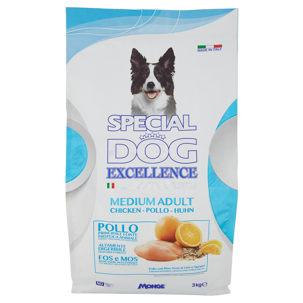 CROCCHETTE SPECIAL DOG EXCELLENCE MEDIUM POLLO 3KG - 6