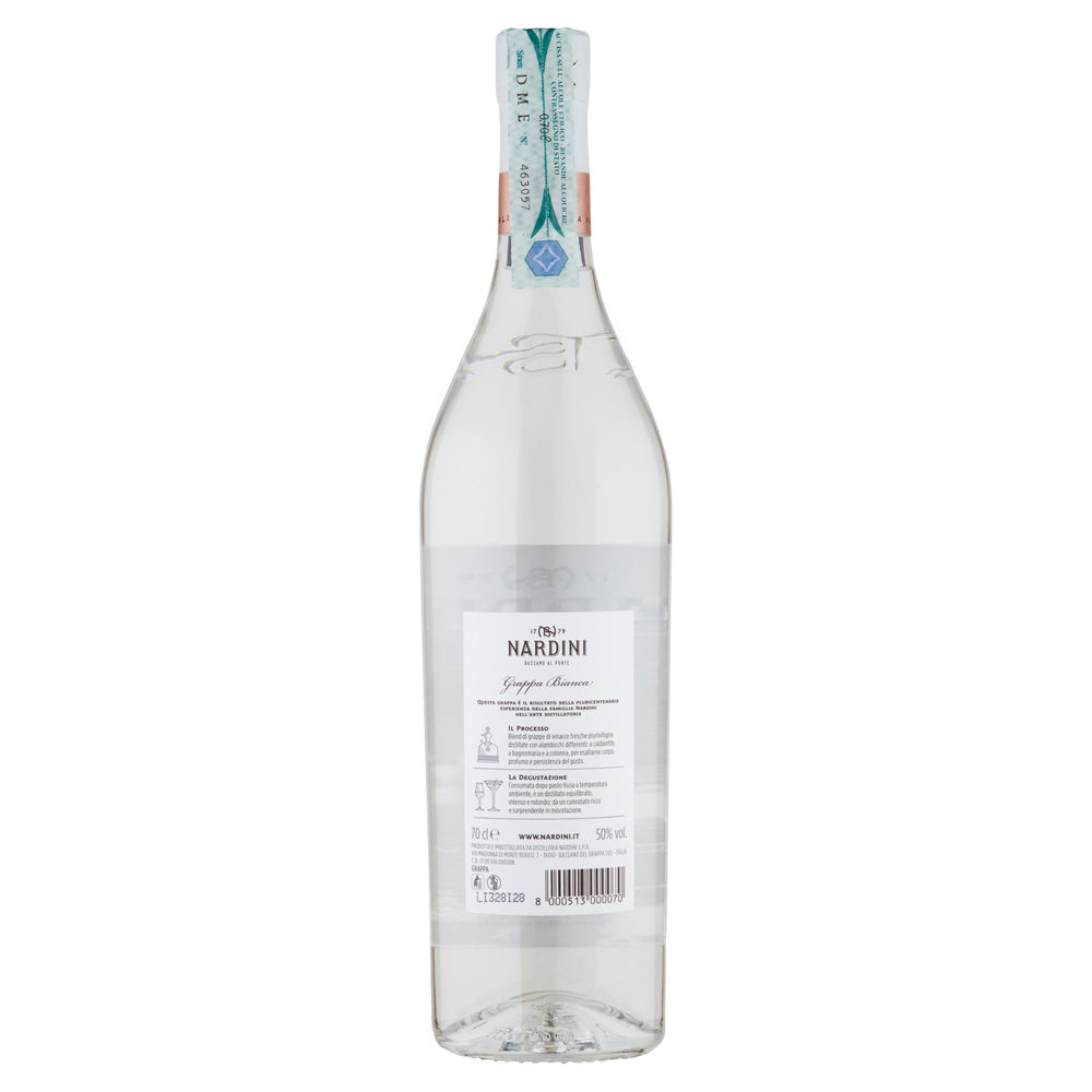 GRAPPA BIANCA NARDINI 50 GRADI BOTTIGLIA ML. 700 - 1