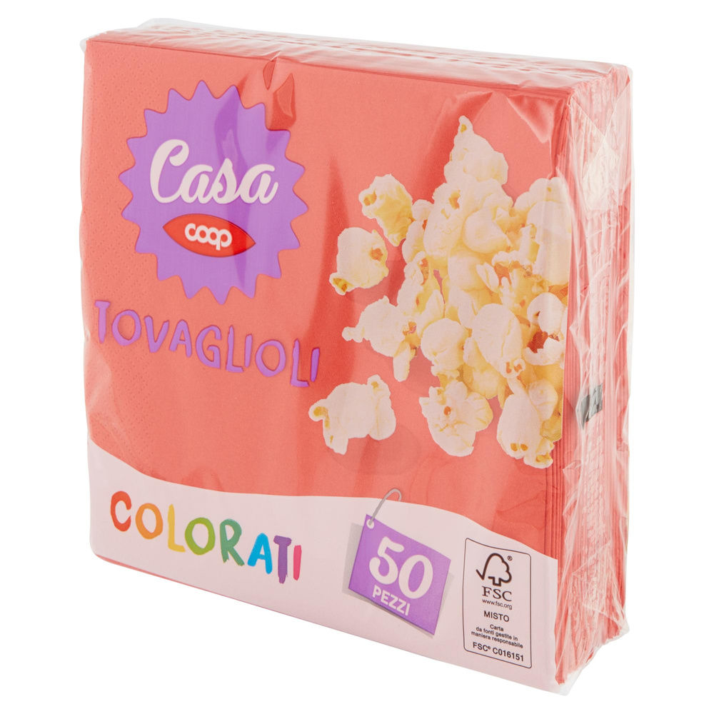 TOVAGLIOLI ROSSI COOP CASA 2VELI 33X33CM FSC PZ 50 - 8